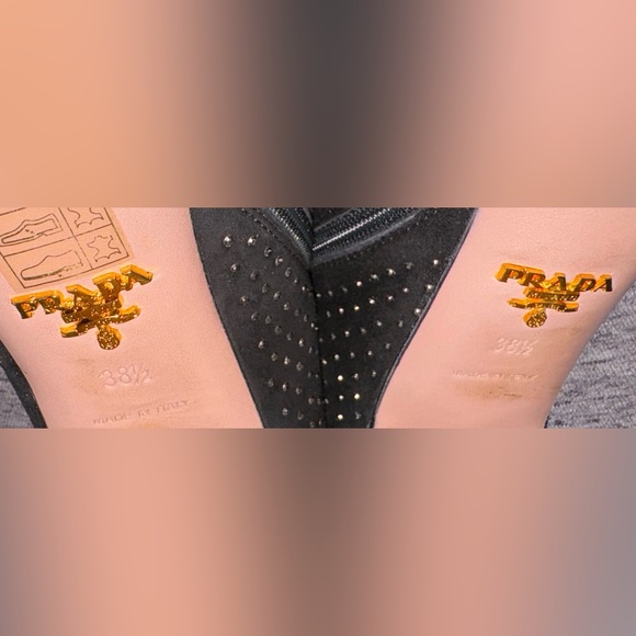 🖤PRADA STUDDED ANKLE. BOOTIES🖤 - Picture 9 of 12